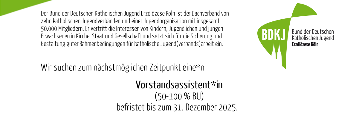 Stellenausschreibung Vorstandsanssistenz